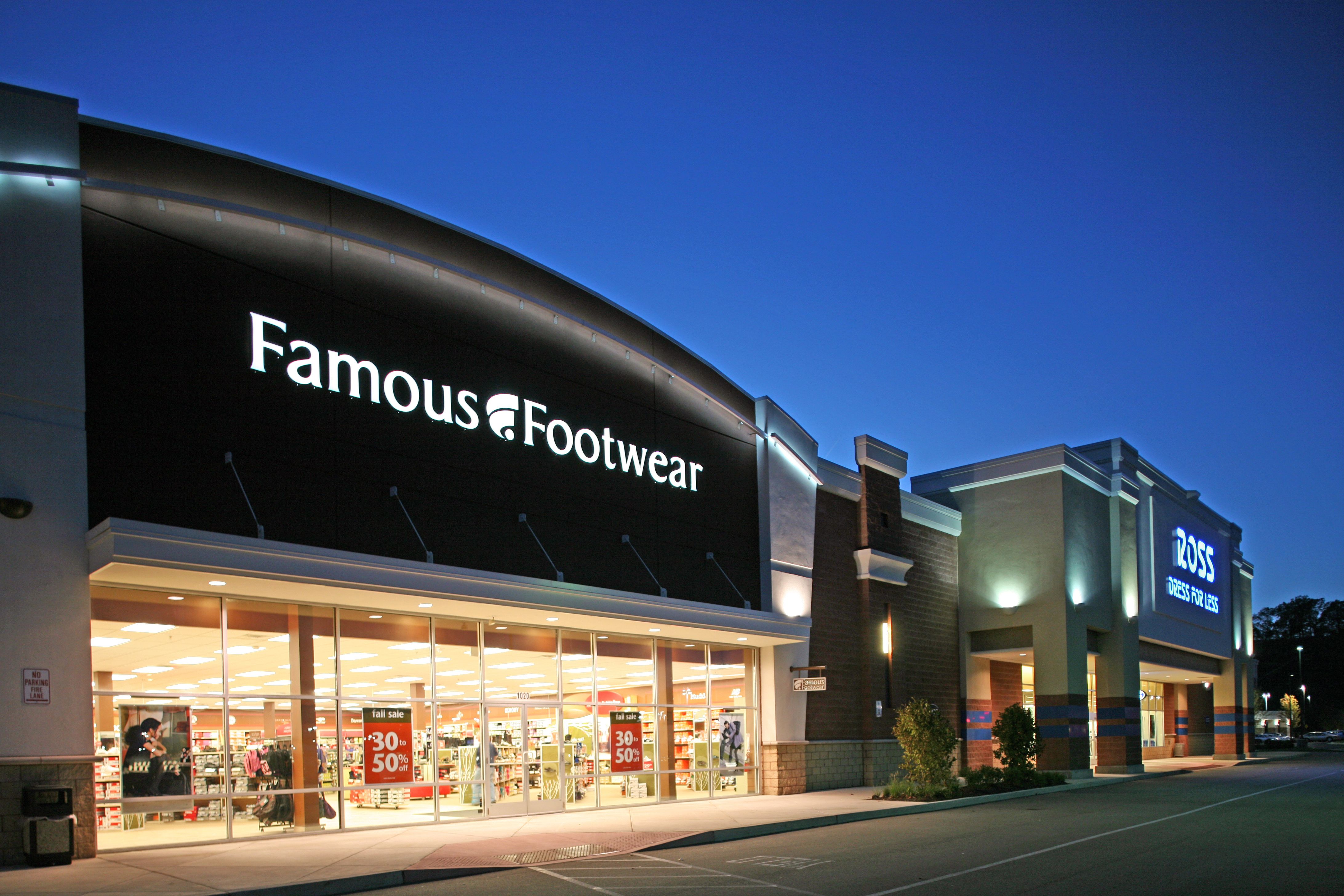 famous footwear exterior shot 