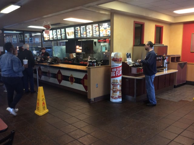 Arby's Interior Counter BEFORE