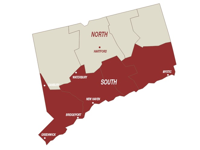 Connecticut State Map