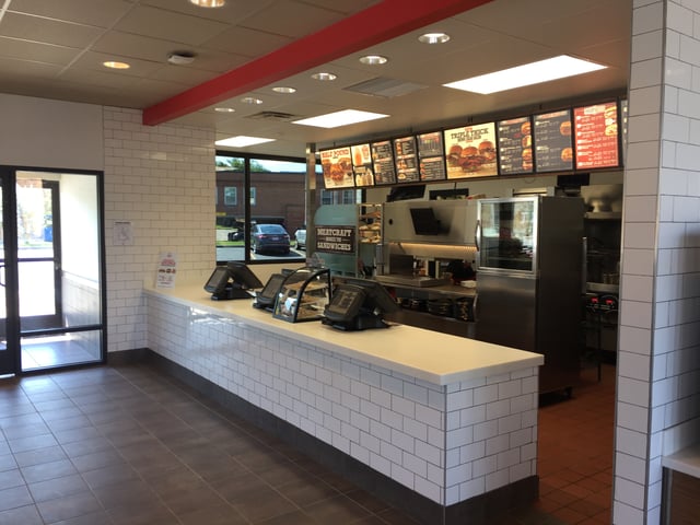 Arby's Interior Counter AFTER