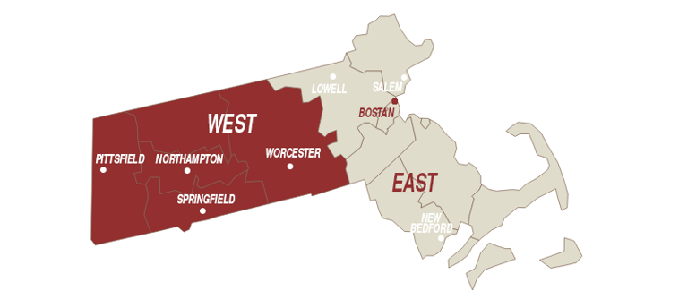 Massachusetts State Map
