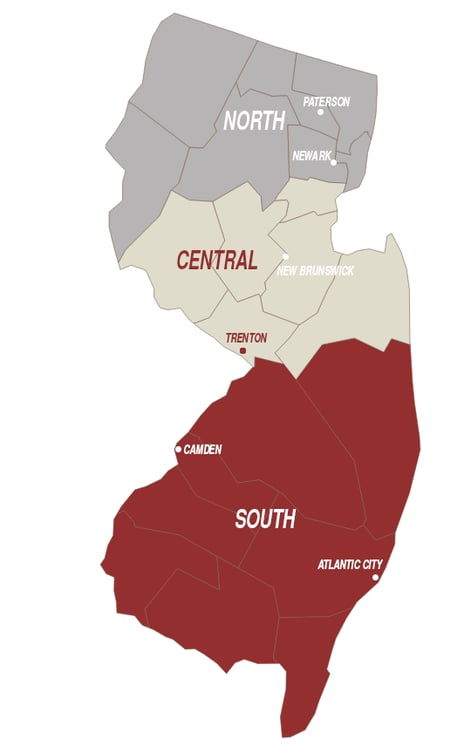 New Jersey State Map Web
