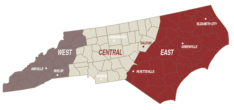 North Carolin labeled