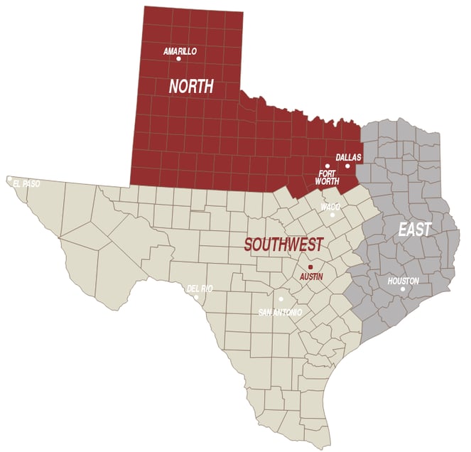 Texas State Map